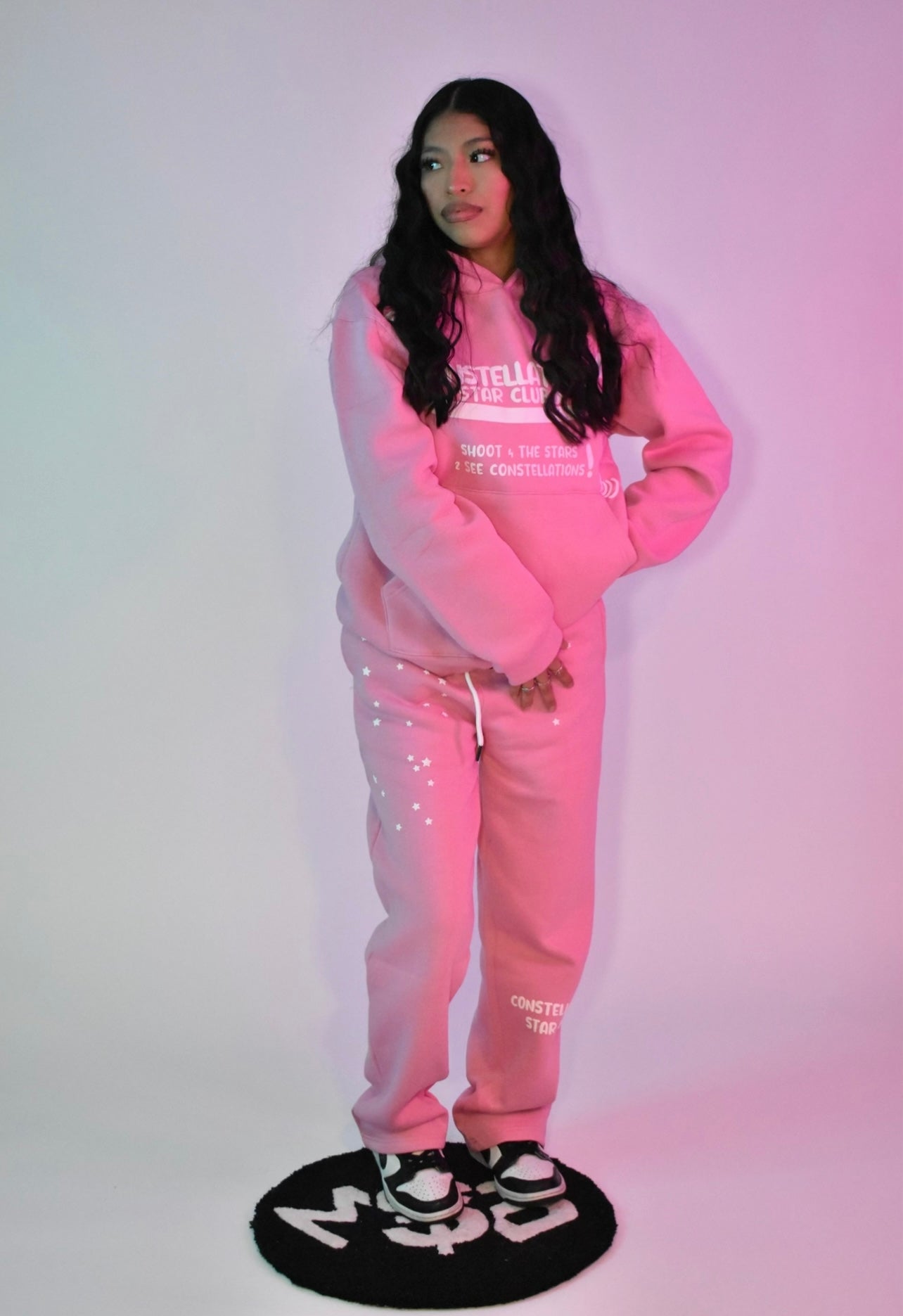 Constellations Star Club! Sweatsuit Pink