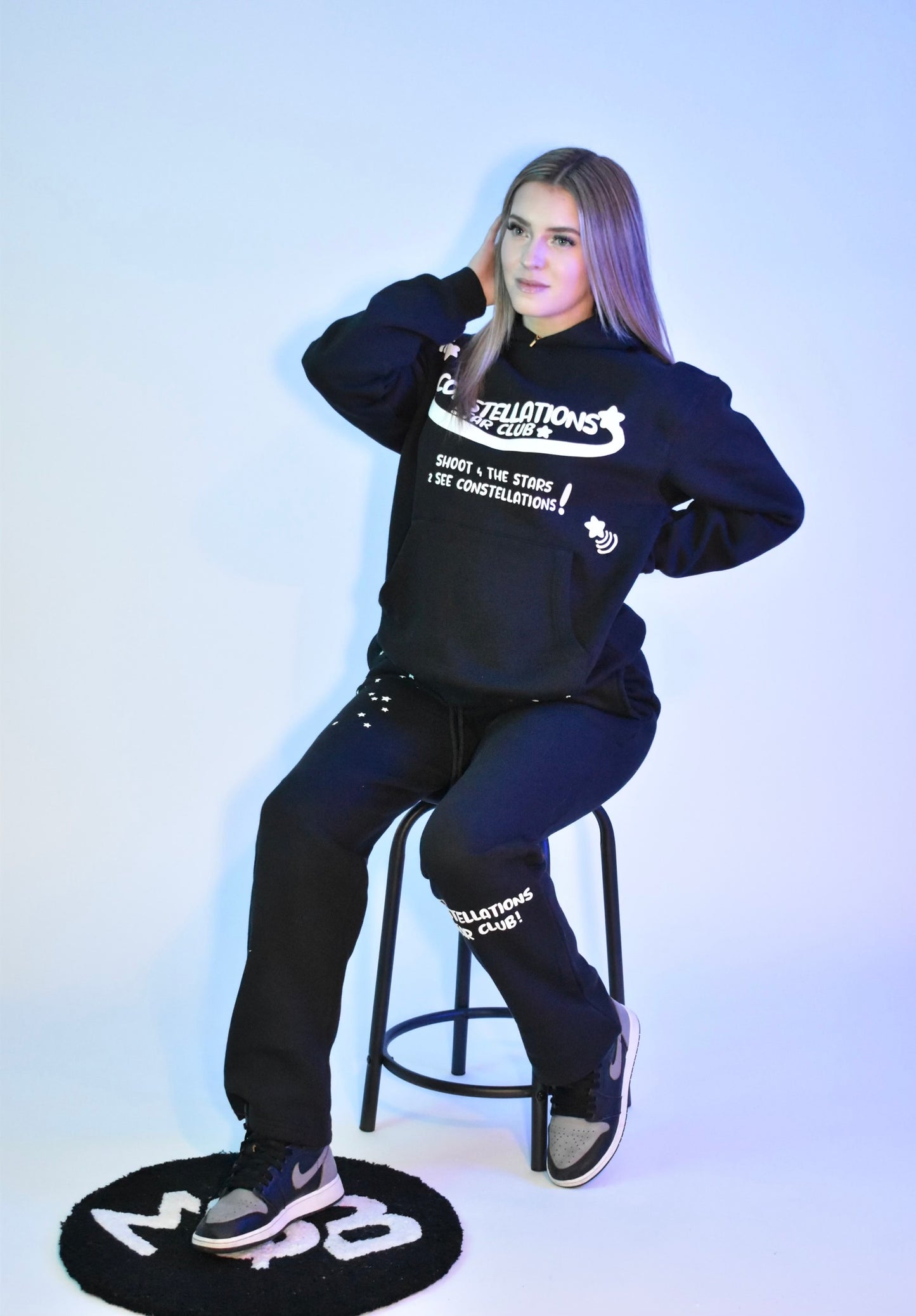 Constellations Star Club! Sweatsuit Black