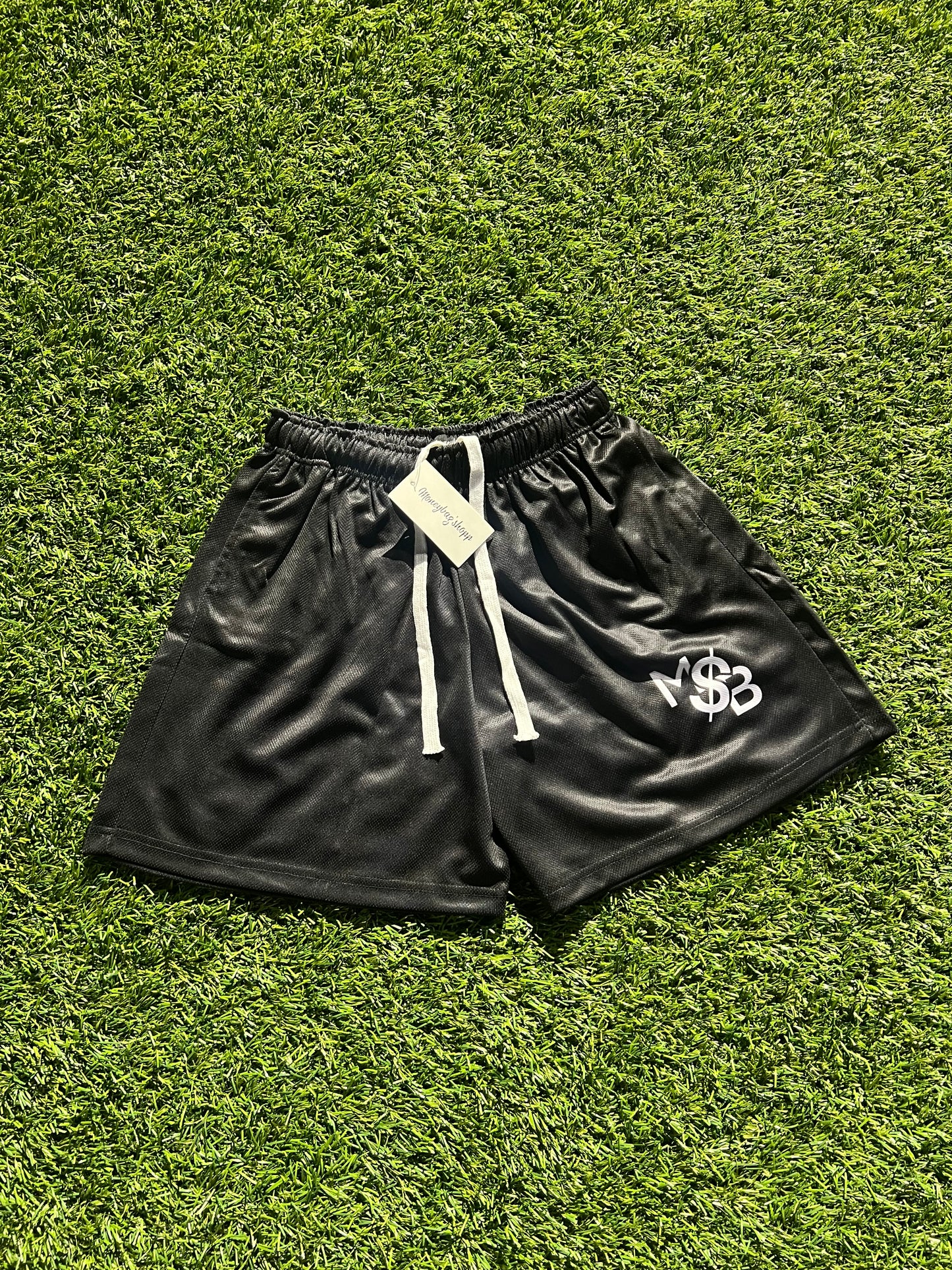 FREE BLACK MSB MESH SHORTS