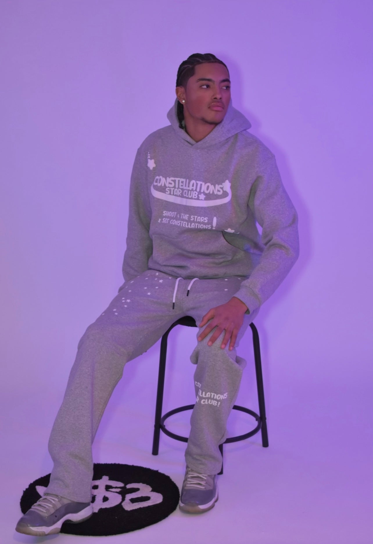 Constellations Star Club! Sweatsuit Grey